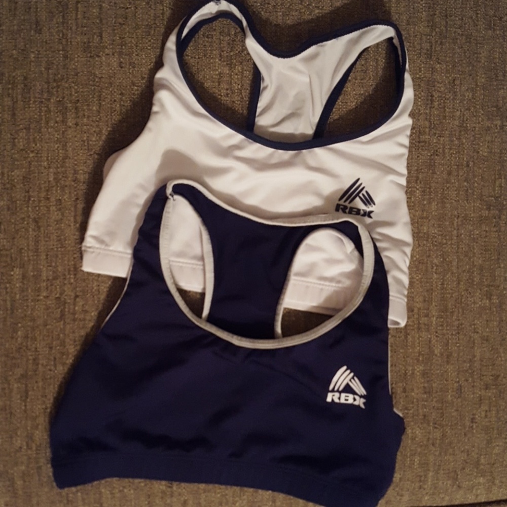 2 RBX sports bra tops